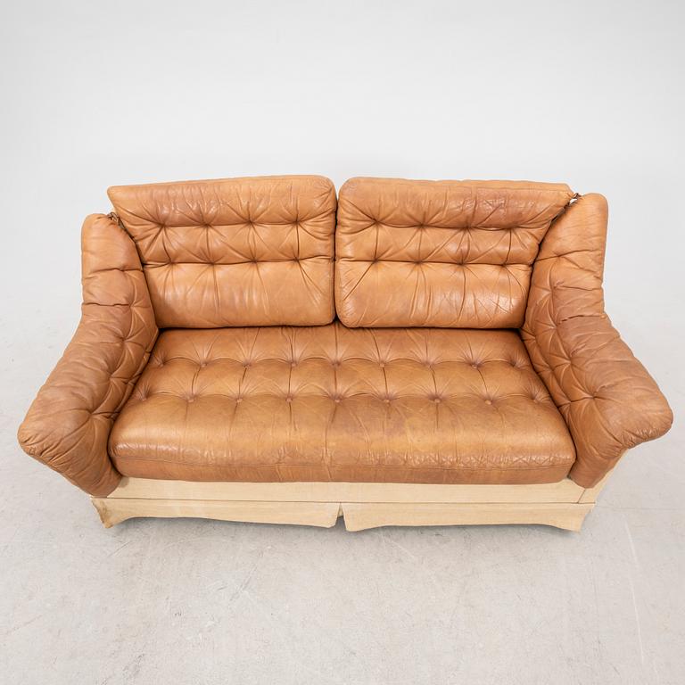 A leather sofa from DUX, second half of the 20th century.