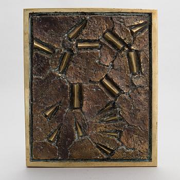 Juha Ojansivu, relief, bronze, signed and dated -03, numbered III/IV.