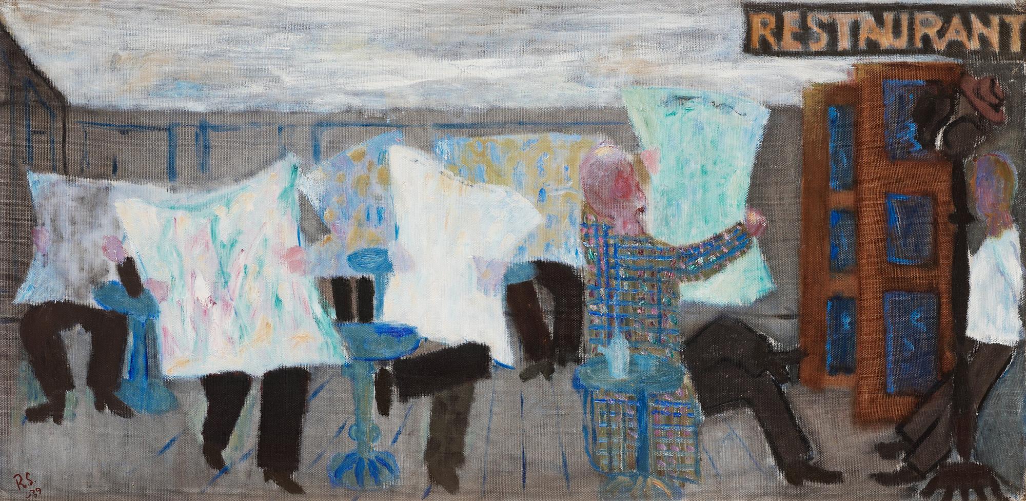 Ragnar Sandberg, "Tidningsläsaren".