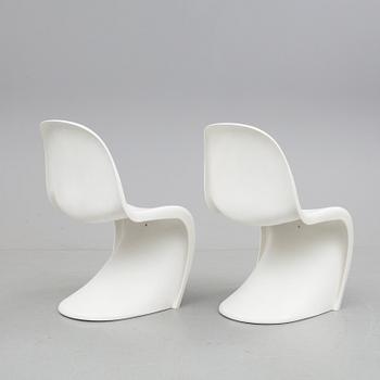 STOLAR, ett par, "Panton chair", Verner Panton för Vitra.