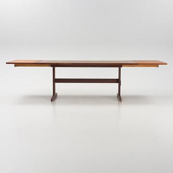 A teak Shaker style dining table, mid 20th Century.