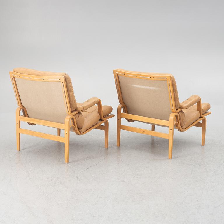 Bruno Mathsson, a pari of 'Ingrid' easy chairs, Dux.