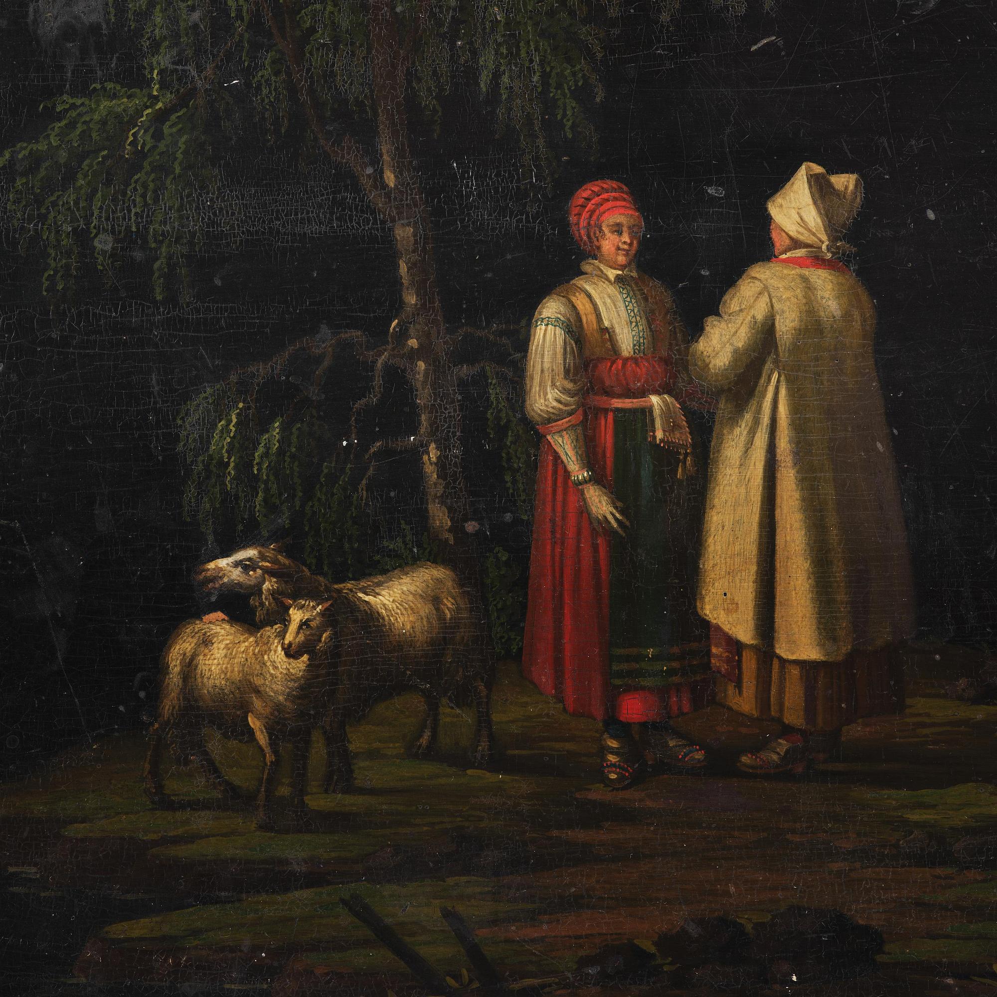 A Swedish early 19th century tilt-top table by J. Asplind.