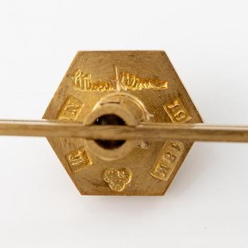 Wiwen Nilsson, a pair of cufflinks and a pair of shirt buttons, 18K gold, Lund 1959.