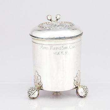 An early 18th century silver tankard, unidentified makers mark, Moscow 1700-1710.