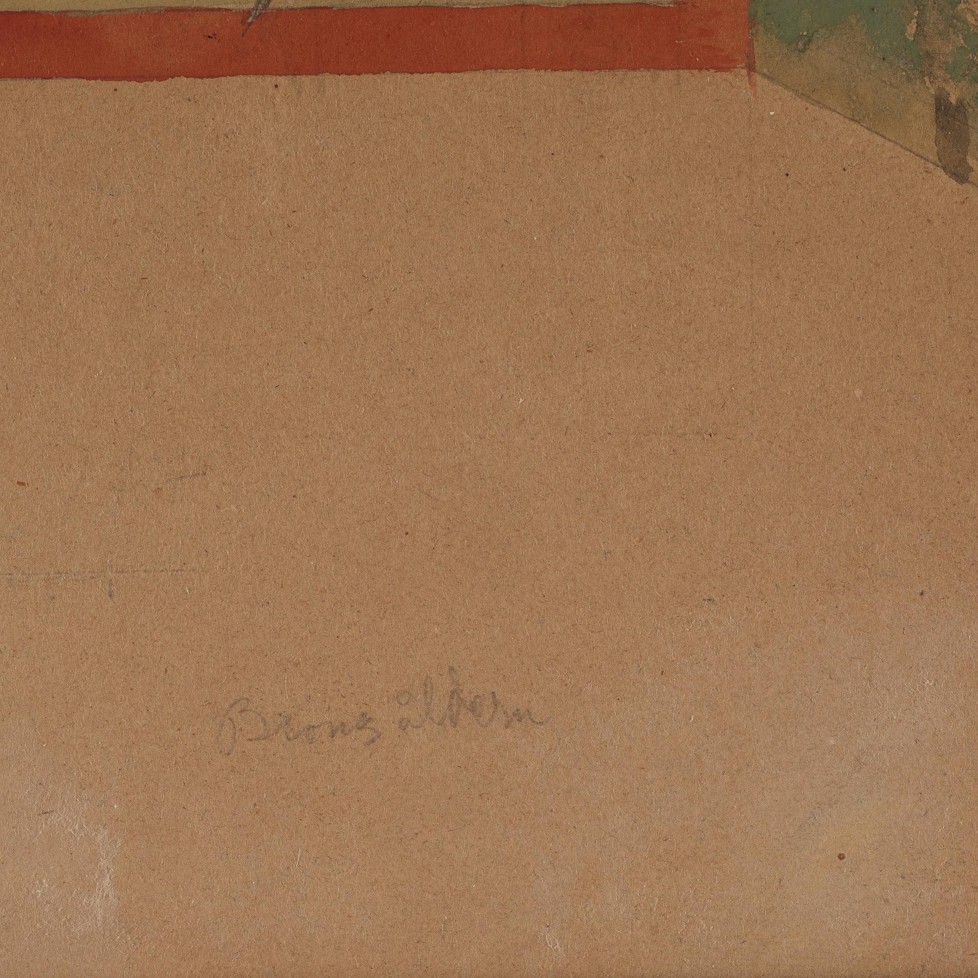 Carl Larsson, "Bronsåldern" (The Bronze Age, sketch for mural in a stairwell in Nya Elementarläroverket för flickor in Gothenburg).