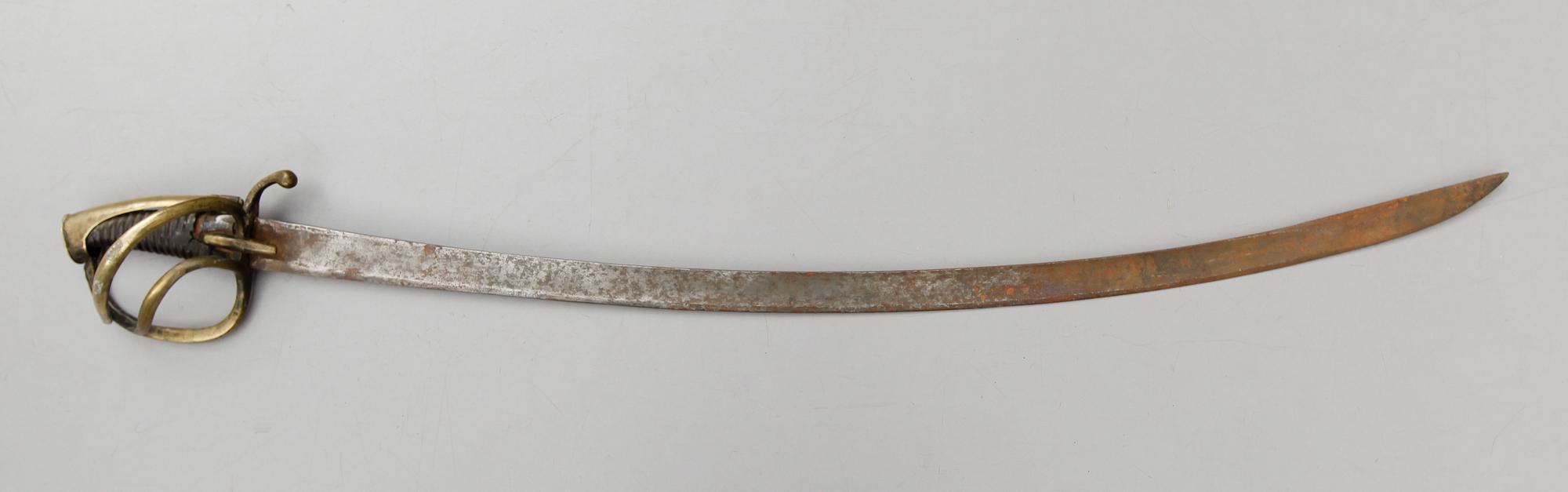 SABEL, för Kavalleriet, 1800-talets första hälft.