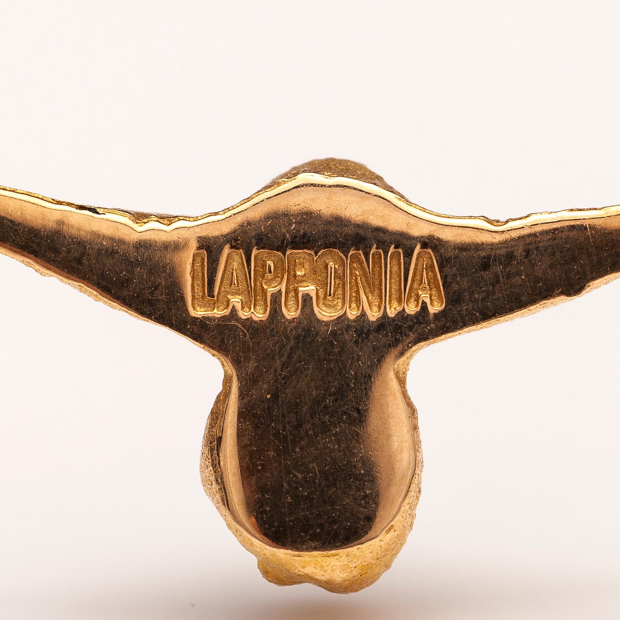 BJÖRN WECKSTRÖM, KAULAKORU "Cheek to cheek", 14K kultaa, viljellyt helmet. Lapponia 1988.