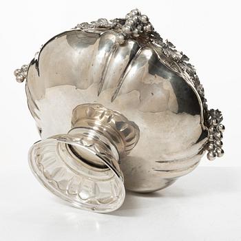 Decorative bowl / planter, silver, 20th century.