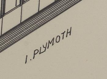 Inge Plymoth drawing signed.