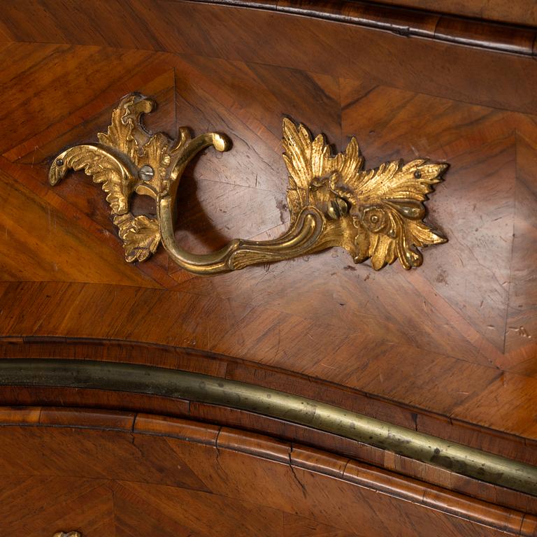 A Rococo chest of drawers, second half of the 18th century.