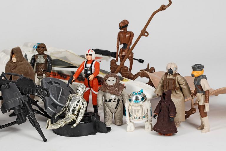 PARTI STAR WARS, 34 delar, Kenner, 1970/80-tal.