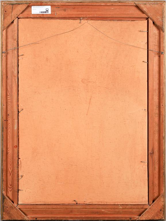 JULIA BECK, olja på duk uppfodrad på pannå, sign, dat.