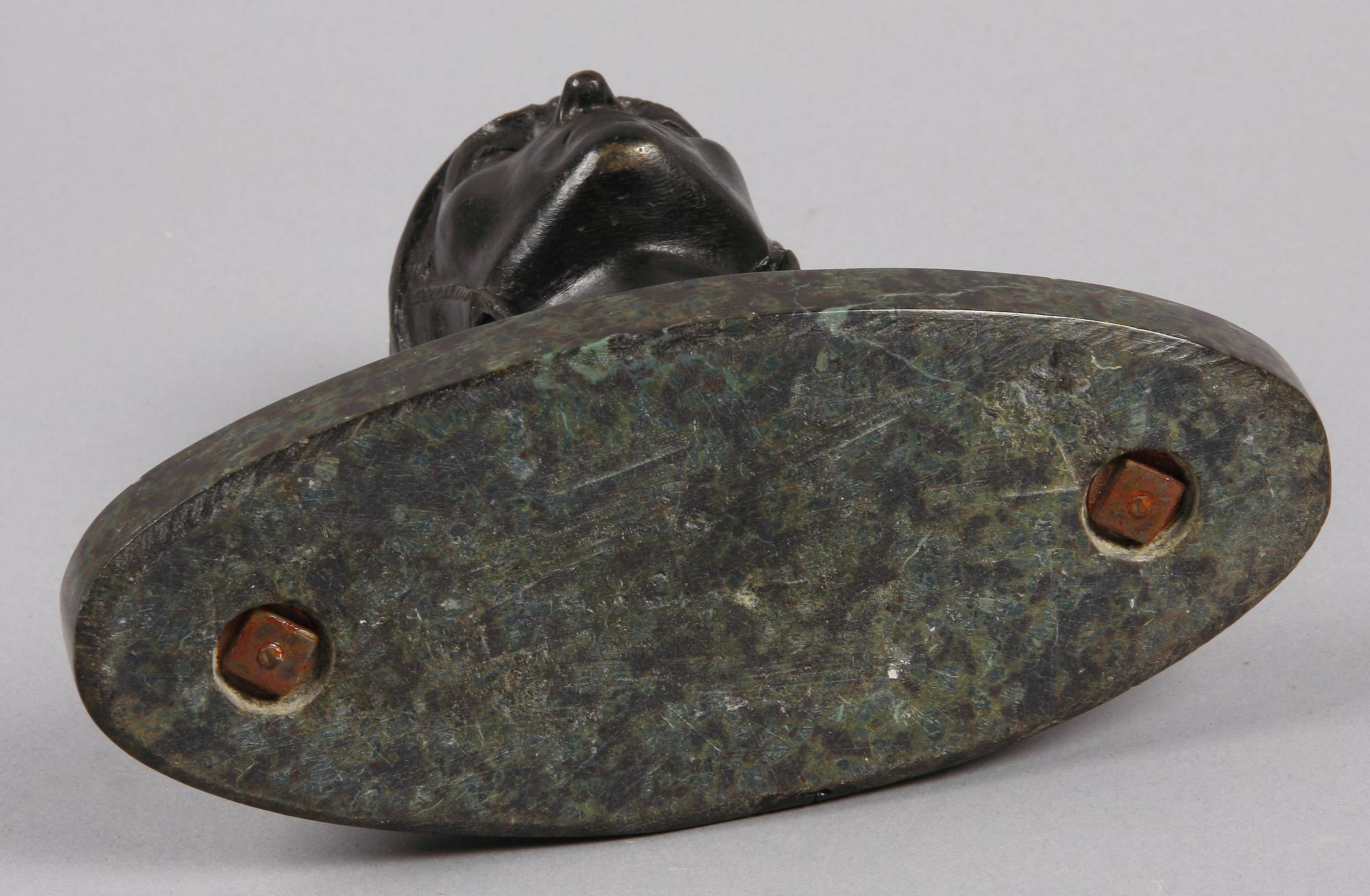 OKÄND KONSTNÄR, skulptur, brons. 1900-talets början.