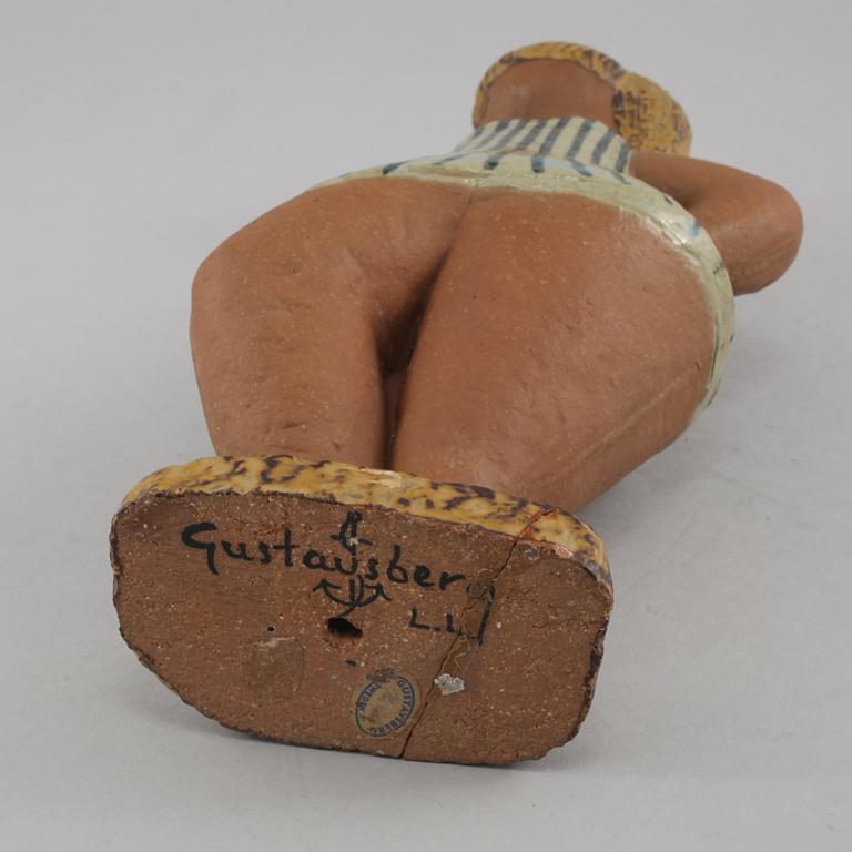 FIGURIN, lergods, Lisa Larson, Gustavsberg, 1900-talets andra hälft.