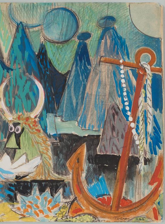 Tove Jansson, Study for "Källskärstavlan".