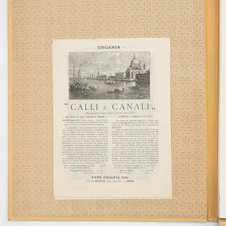 Photogravure plates from Venice.