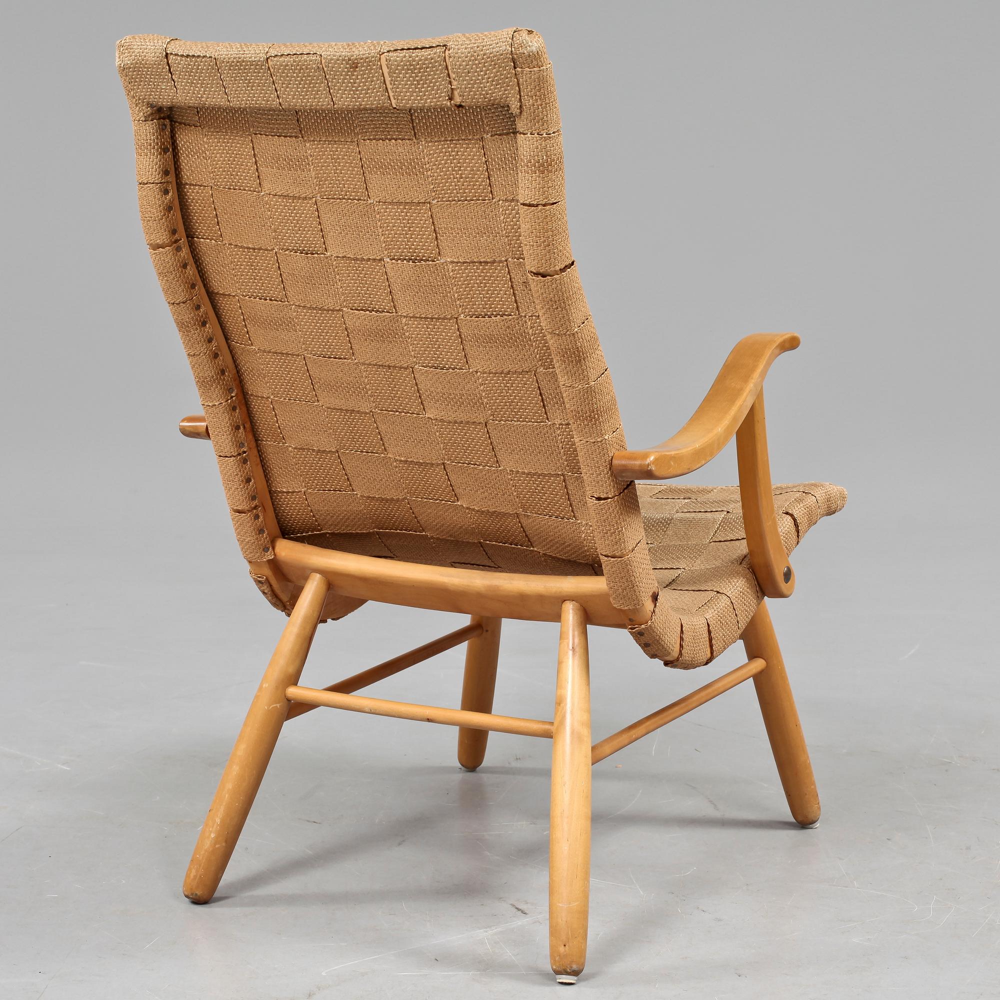 FÅTÖLJ, trol Yngve Ekström, omkring 1900-talets mitt.