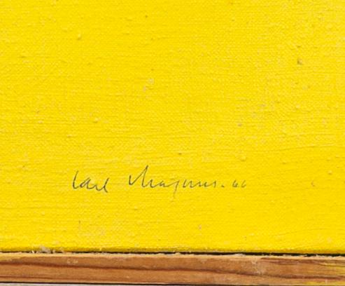 CARL MAGNUS, oil on canvas, signed and dated -66.