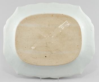 STEKFAT, porslin, Kina, 1700-tal.