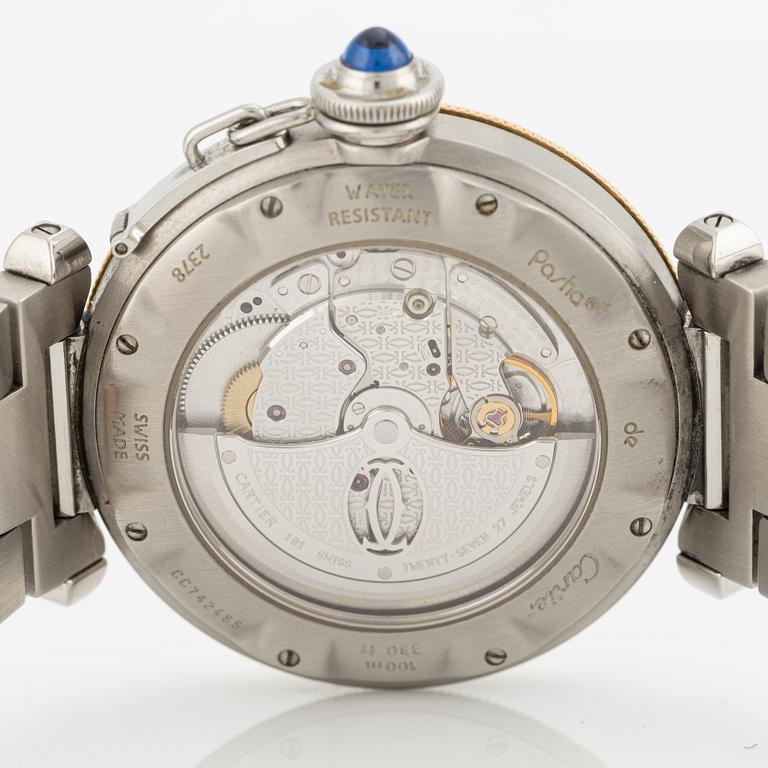 Cartier, Pasha, Plongeur, armbandsur, 38 mm.