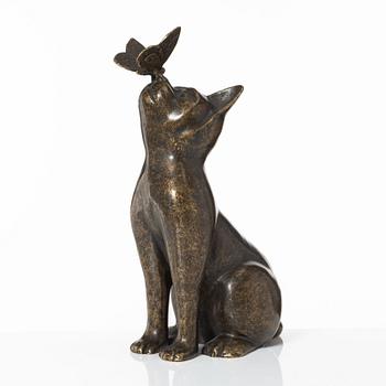 A decorative bronze sculpture, Fyrklövern.