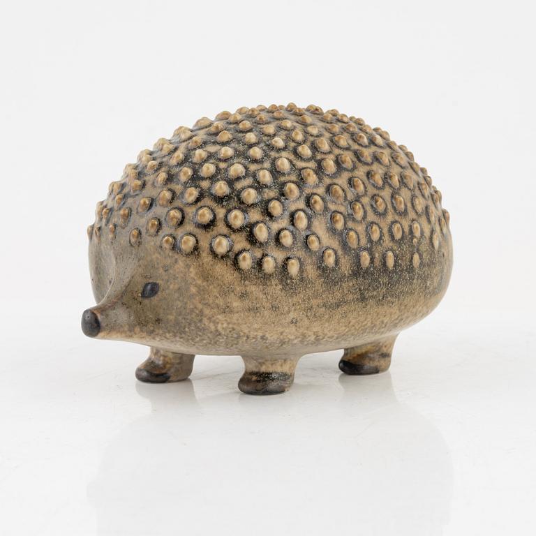 Lisa Larson, a stoneware figurine of a hedgehog, for Nordiska Kompaniet in cooperation with WWF, Gustavsberg.