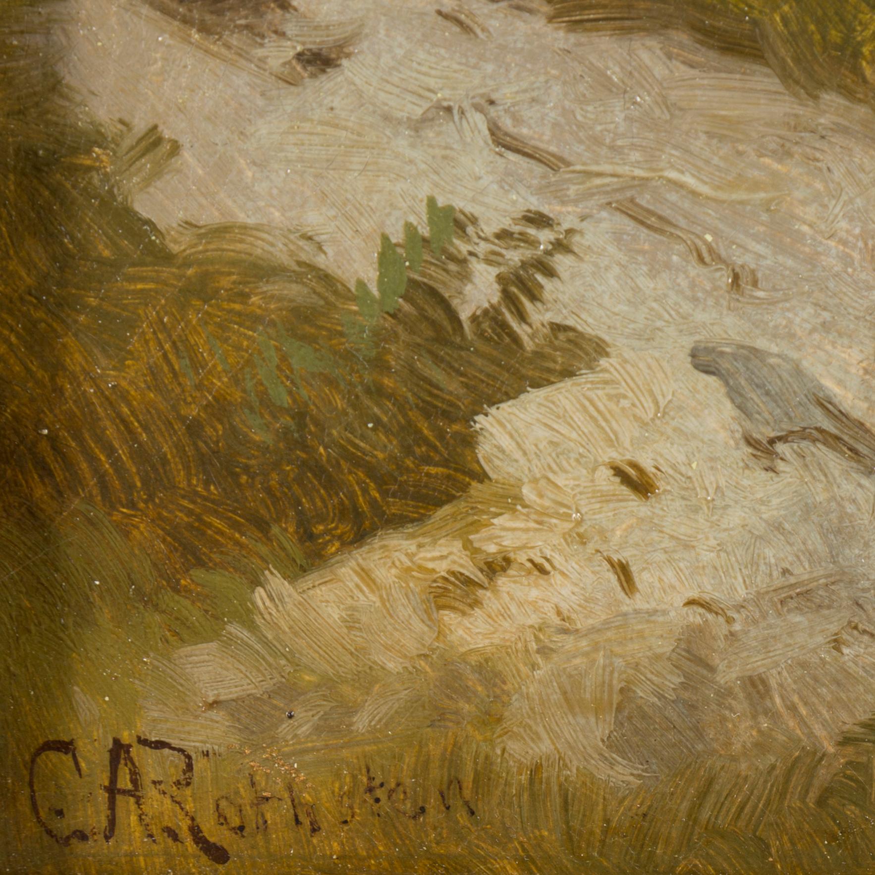 CARL ABRAHAM ROTHSTÈN, olja på duk, signerad C.A Rothsten.