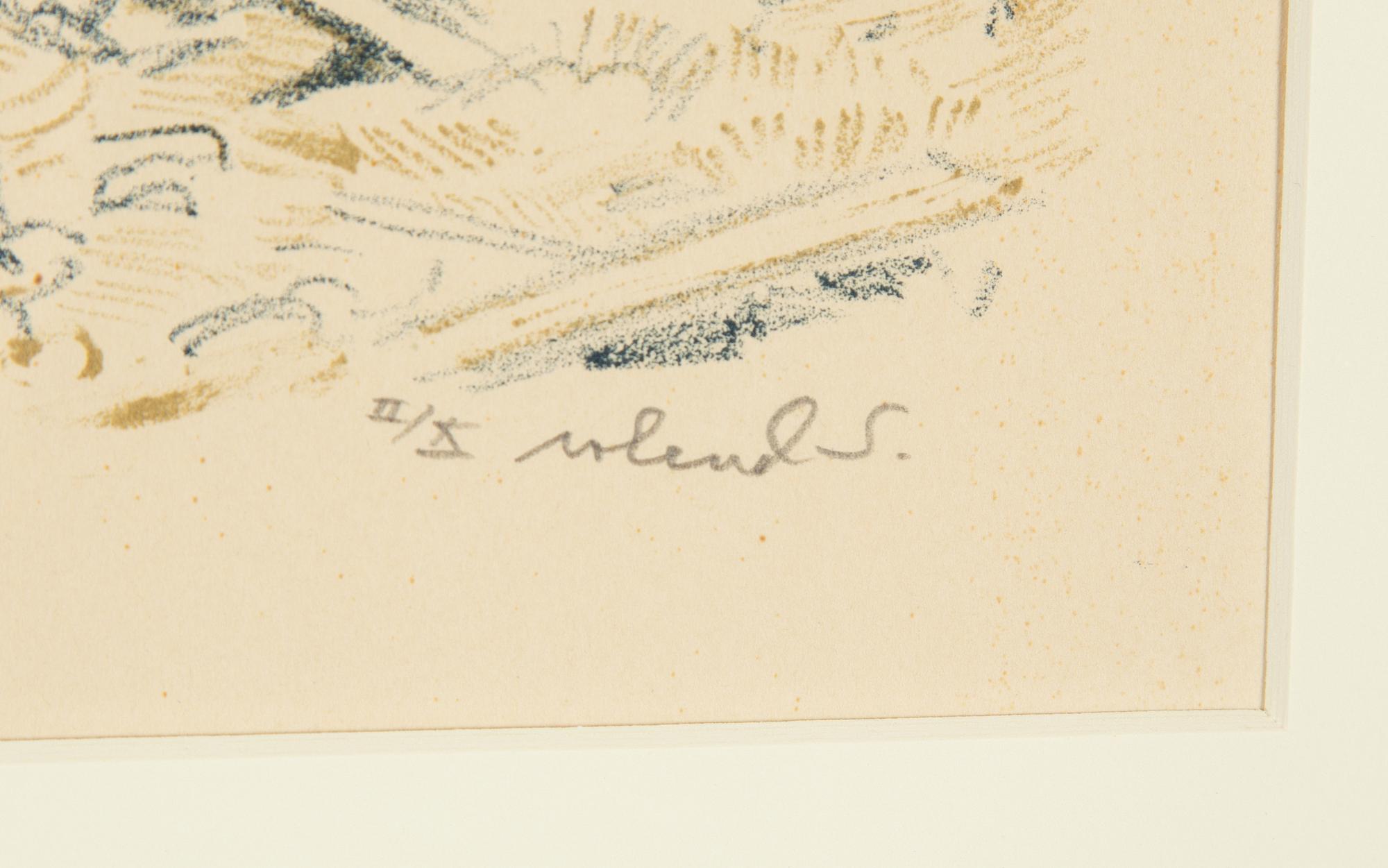 Roland Svensson, 2 litografier, signerade och numrerade.