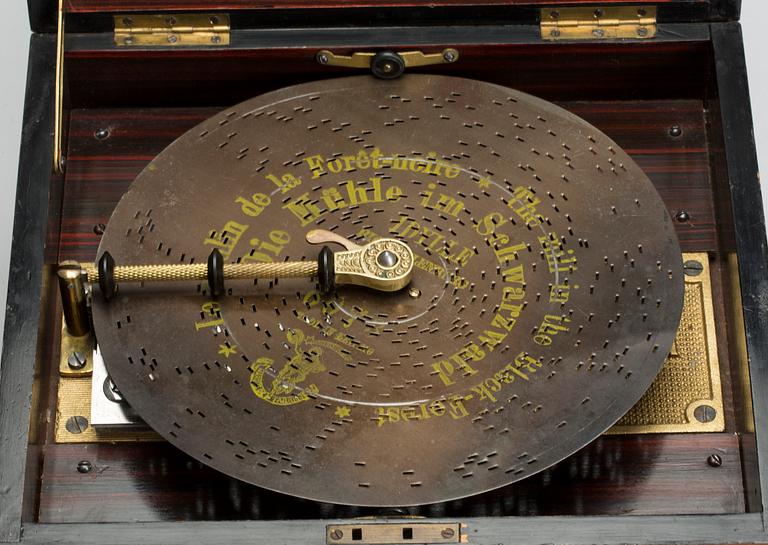 SPELDOSA, Polyphon 1800-tal.