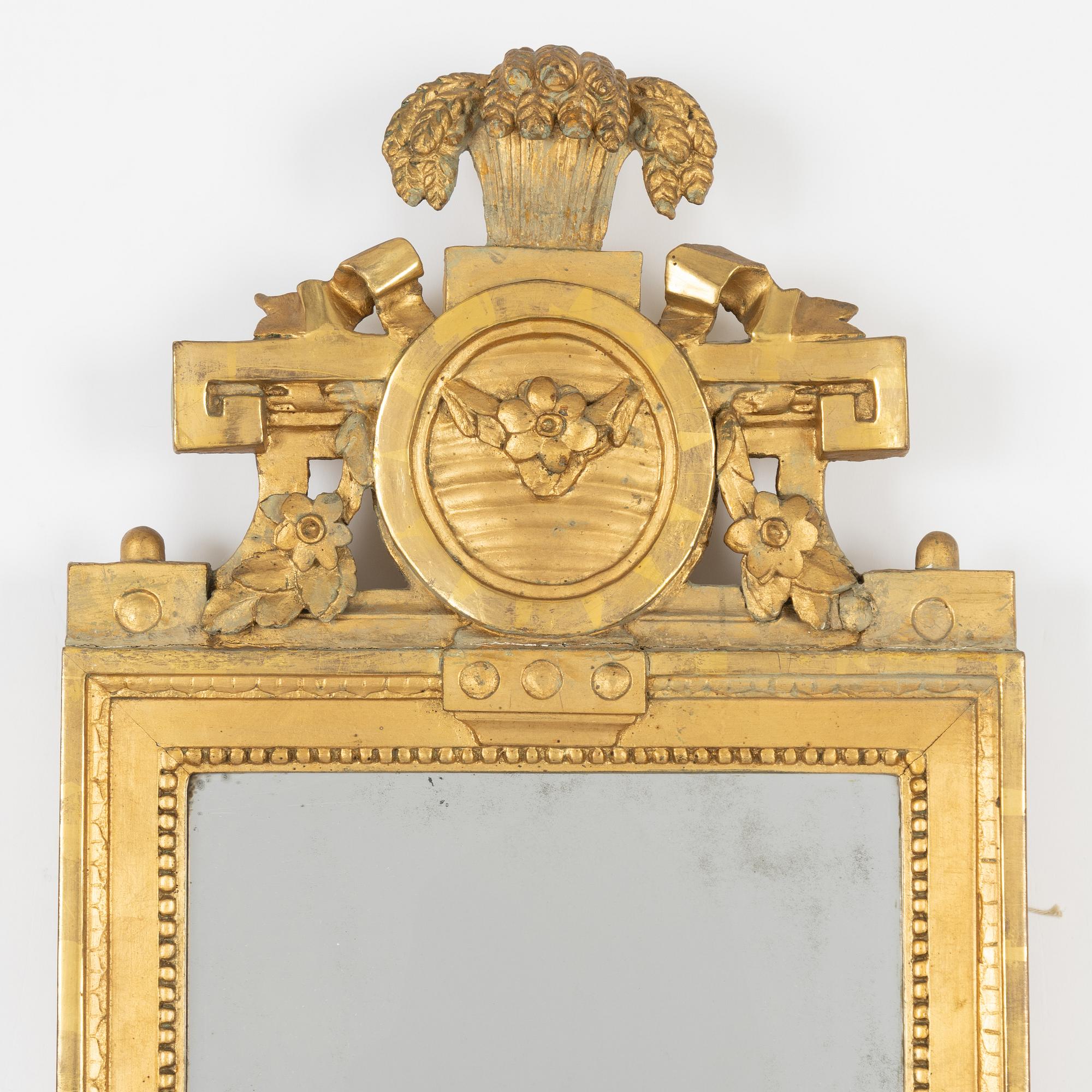 Spegel, 1700-talets slut. Gustaviansk.