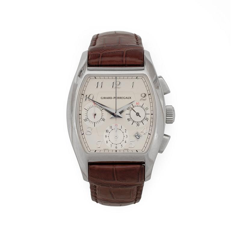 Girard Perregaux - Richeville Chronograph. Automatic. Steel. Chronograph.