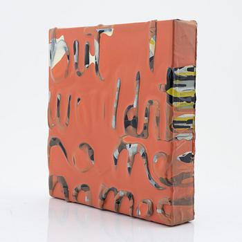 Maria Chevska, kaolin on canvas, signed M. Chevska and dated 2002 on verso.
