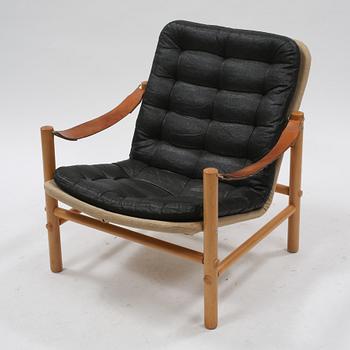 FÅTÖLJ, "Junker låg", Bror Boije, DUX. Formgiven 1968-69.