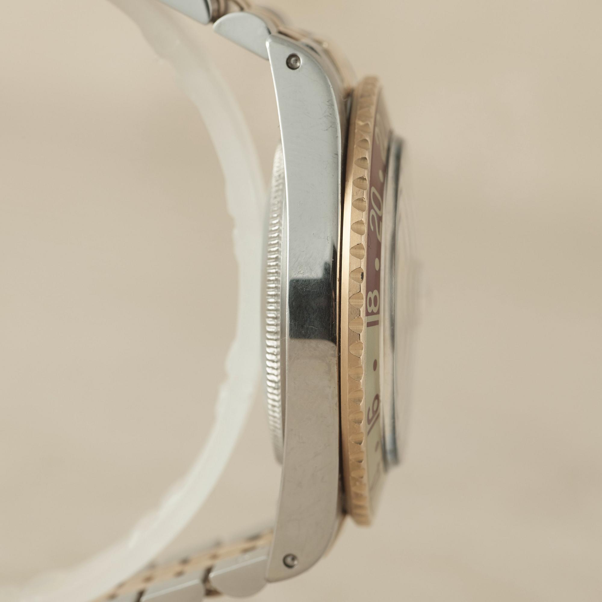 ROLEX, Oyster Perpetual, GMT-Master, Chronometer, "Root Beer, Nipple dial", wristwatch, 40 mm,