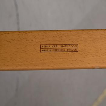 A ' Eva' easy chair by Bruno Mathsson for Firma Karl Mathsson.