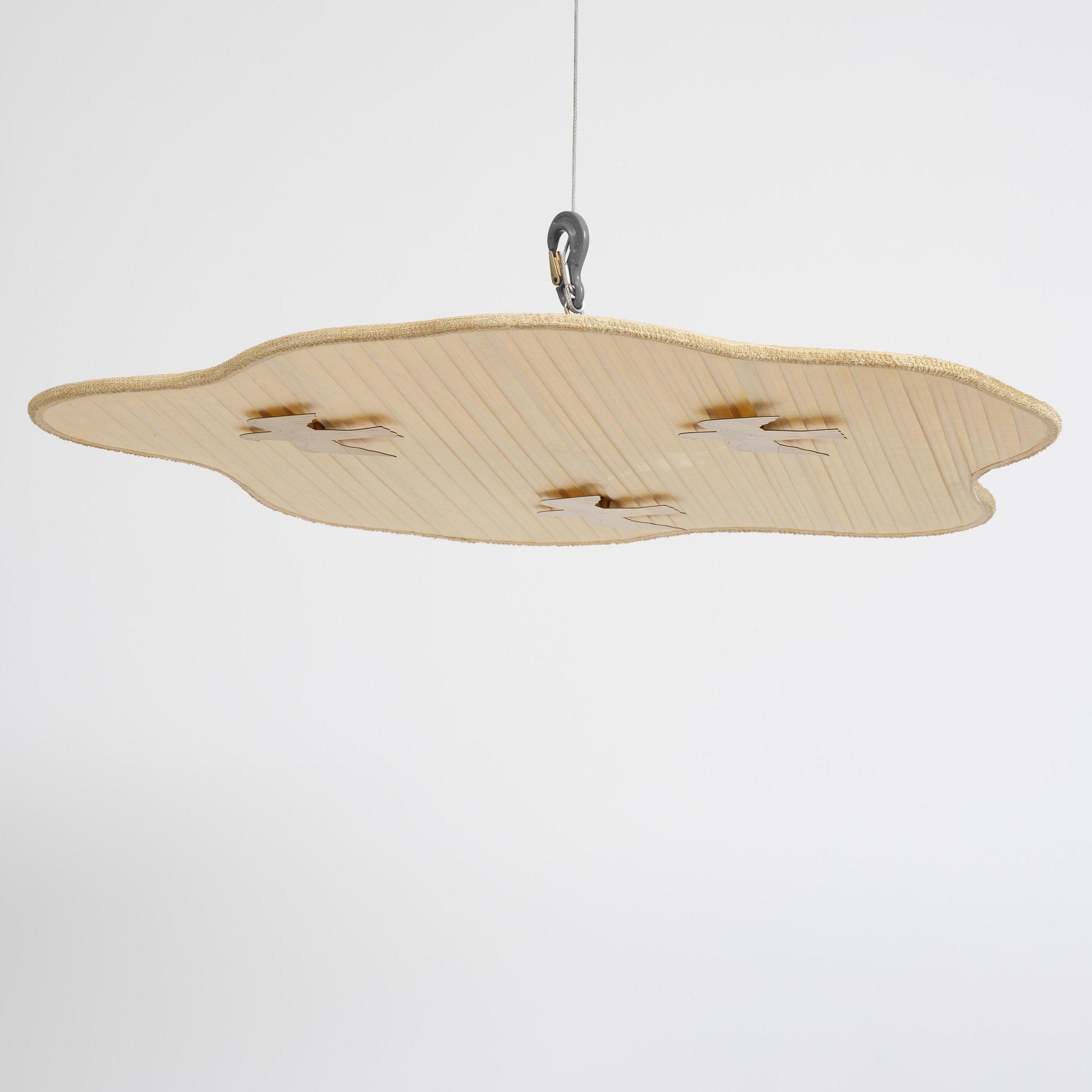 Hans Bergström, plafond, "Molnet", ateljé Lyktan, Åhus, 1940-50-tal.