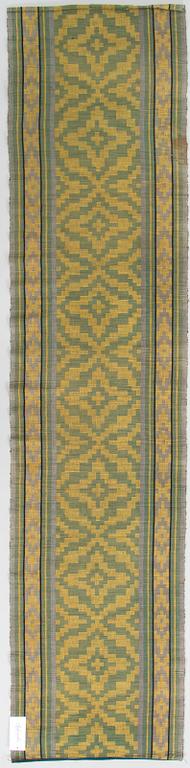 Matta / gallerimatta, tidigt 1900-tal. 230 x 55 cm.