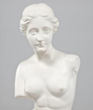 SKULPTUR, gjutmassa, kopia efter "Venus från Milo", 1900-tal.