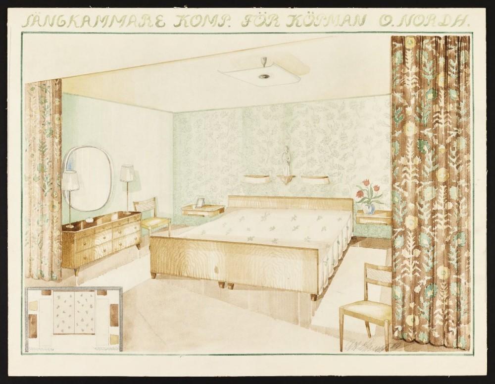 Otto Schulz, taklampa, Boet, Göteborg, 1930-40-tal.