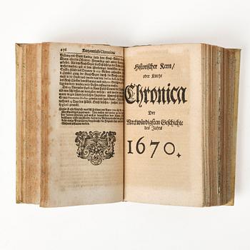Rare periodical, with numerous engraved plates, 1690.