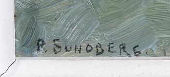 PER SUNDBERG, olja på pannå, sign.