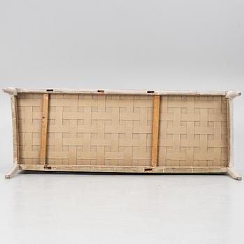 A late Gustavian sofa, circa 1800.