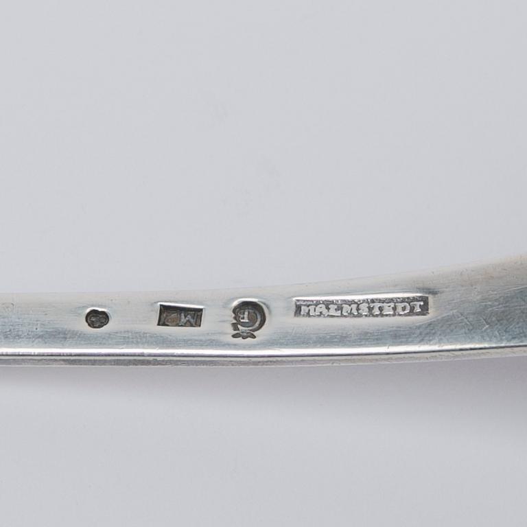 Soup ladle, silver, Malmstedt, Gothenburg, 1794.