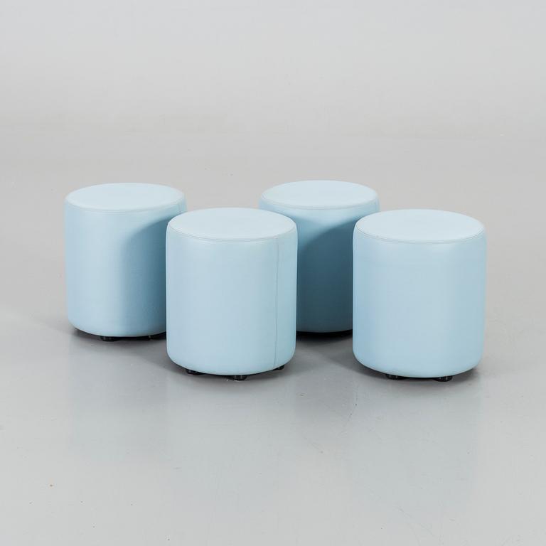 FOUR JOHANSSONS DESIGN STOOLS.