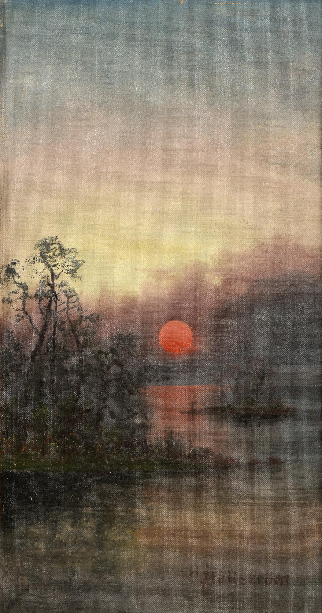 Carl Hallström, Sunset.