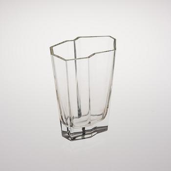 TAPIO WIRKKALA, VAS, glas,  signerad Tapio Wirkkala Iittala 1988.