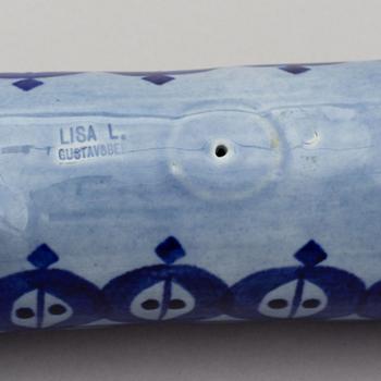 Lisa Larson, a stoneware candle holder from Gustavsberg.