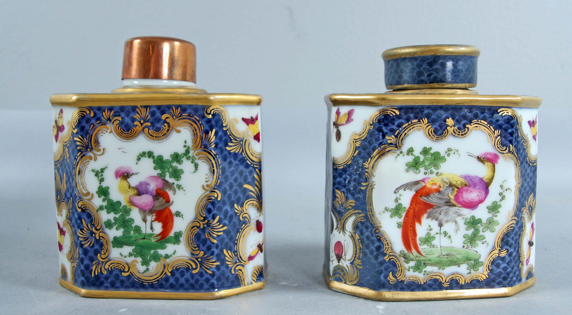 TEDOSOR, 2 st, troligen Kina 1800-tal.