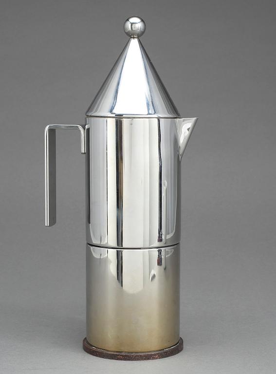 ESPRESSOBRYGGARE, "La Conica", Aldo Rossi, Alessi, 1900-talets senare del.